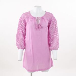 Charo Ruiz Lilac Cotton Blouse Size M